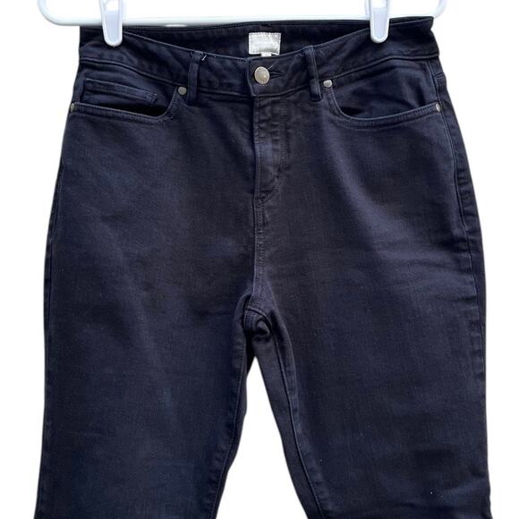 Ann Mashburn High Waisted Black Boot Cut Jeans Cotton Blend Women's Size 27 - Picture 2 of 6